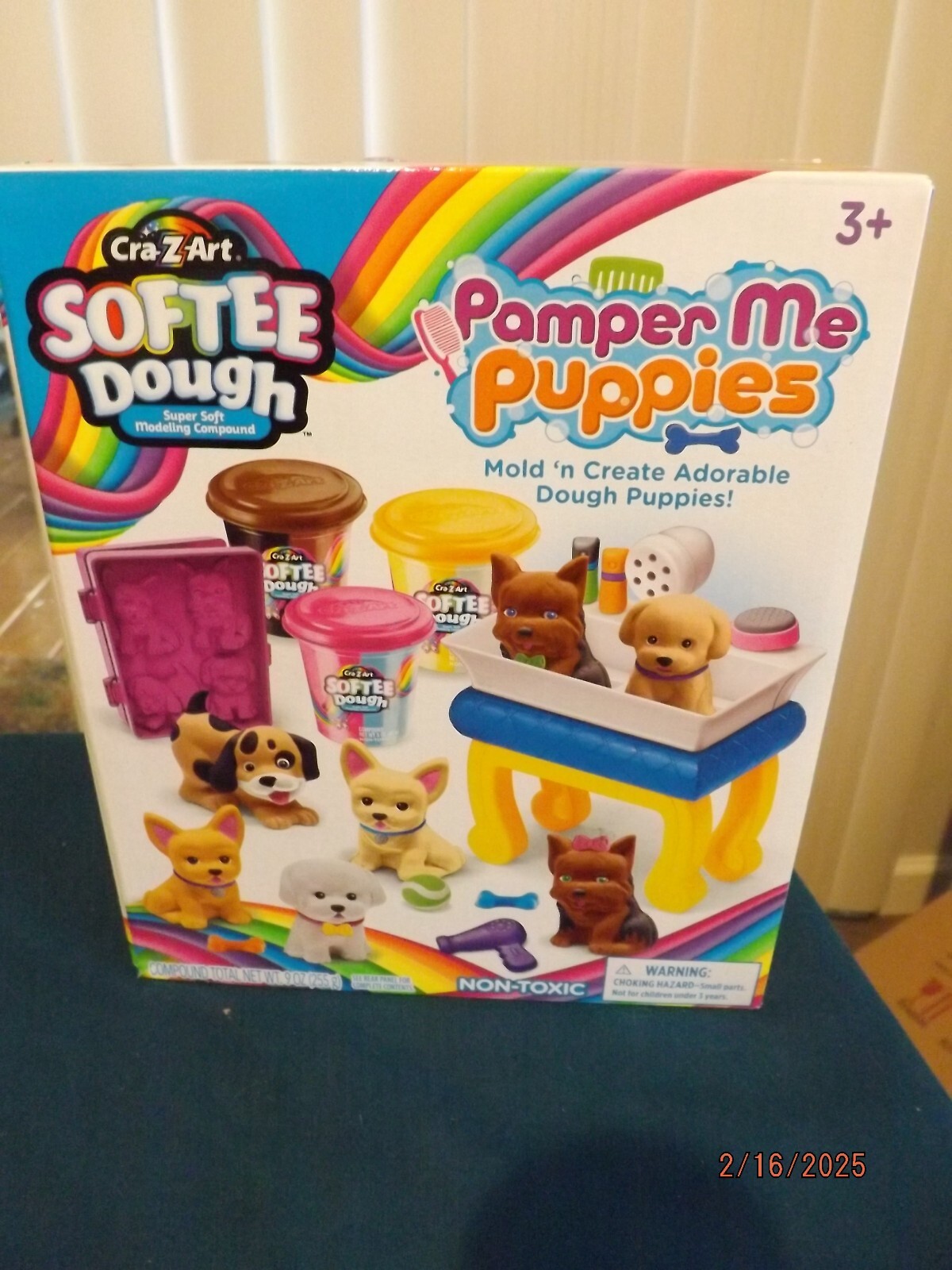 Cra-Z-Art Softee Dough Pamper Me Puppies Set--NEW