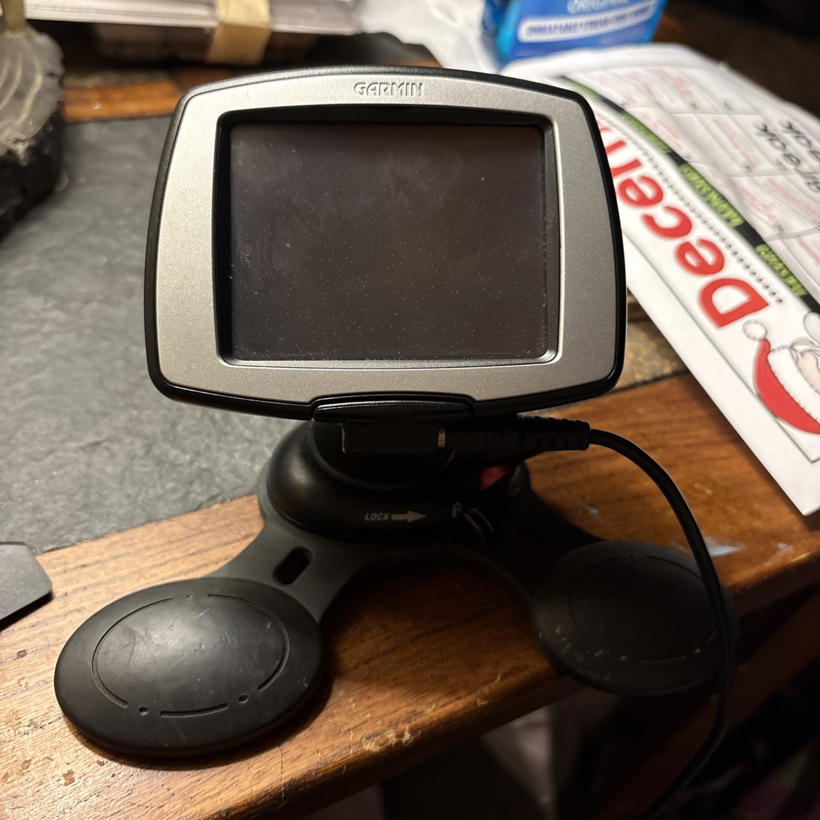 Garmin Street Pilot c330 GPS Navigation System UNIT And Charger With Base Bundle