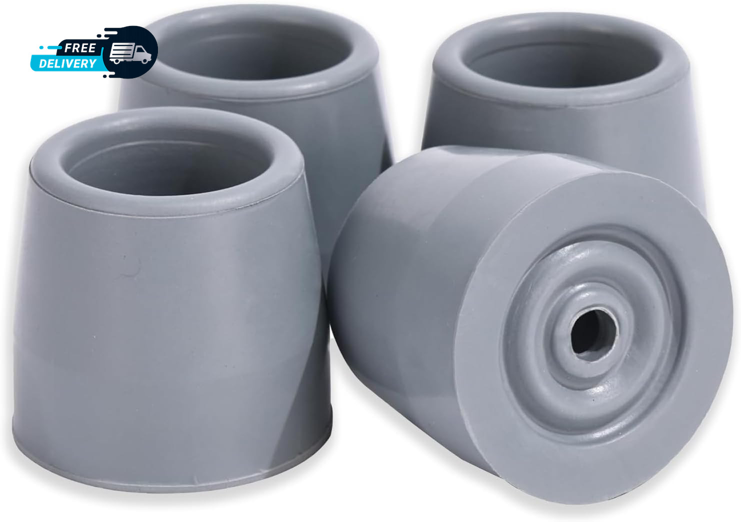 4 Pack Walker Tips 1 1 8 Inch Universal Walker Accessories Rubber Tips