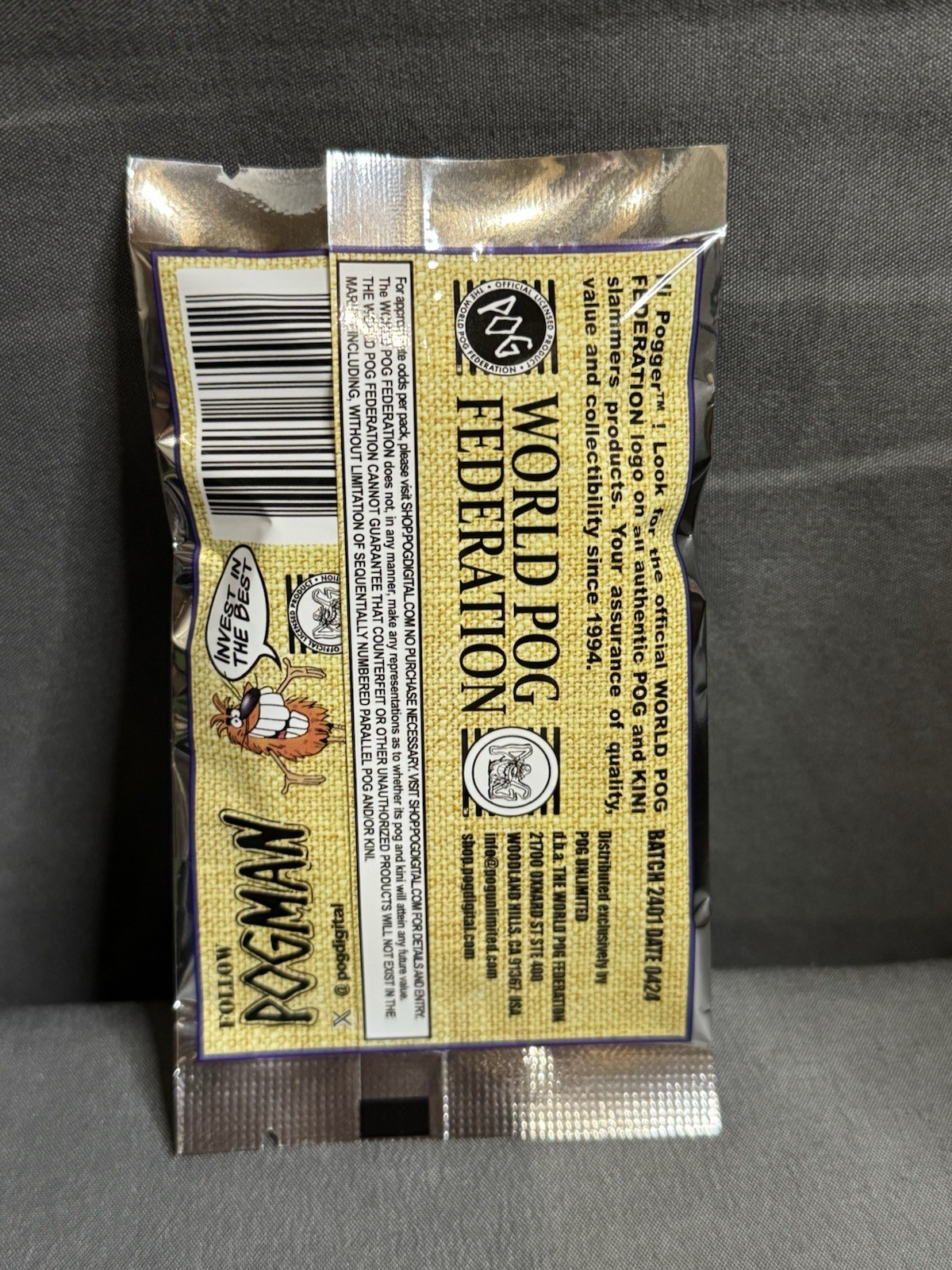Pogs (1 Sealed Pack, Containing 8 Pogs)
