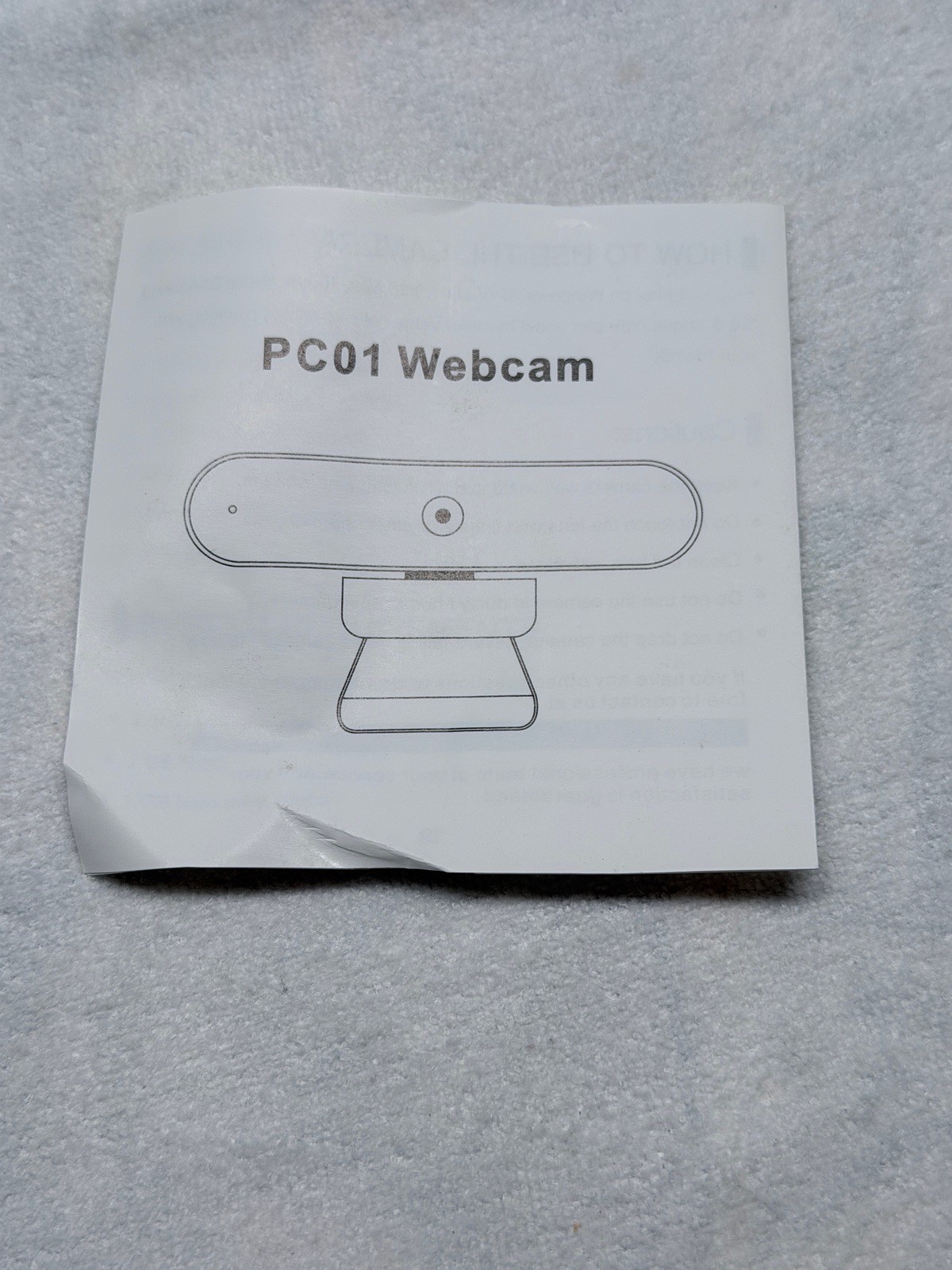 Webcam With Microphone Full HD USB Plug New In Box