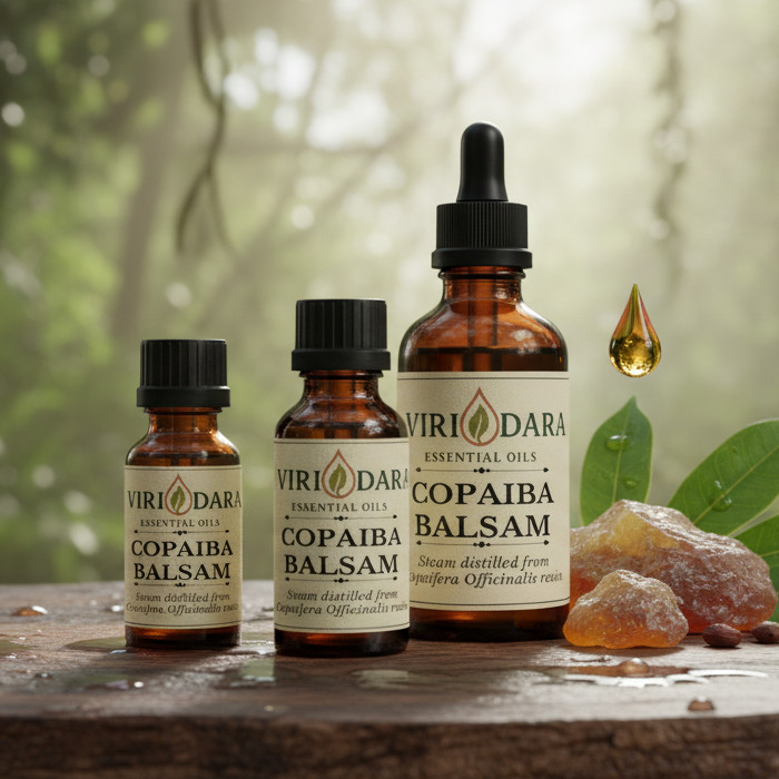 Organic Copaiba Balsam Essential Oil – 100% Pure & Natural – Free Shipping