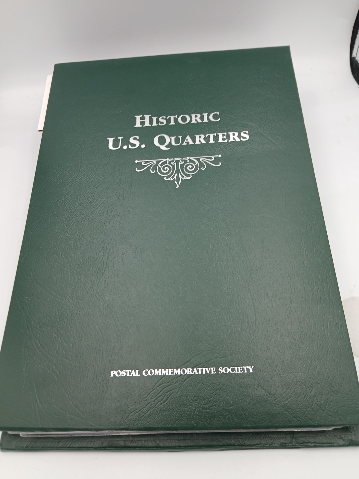 Historic US Quarters Set: 9 Silver Coins, Stamps, Binder PCS