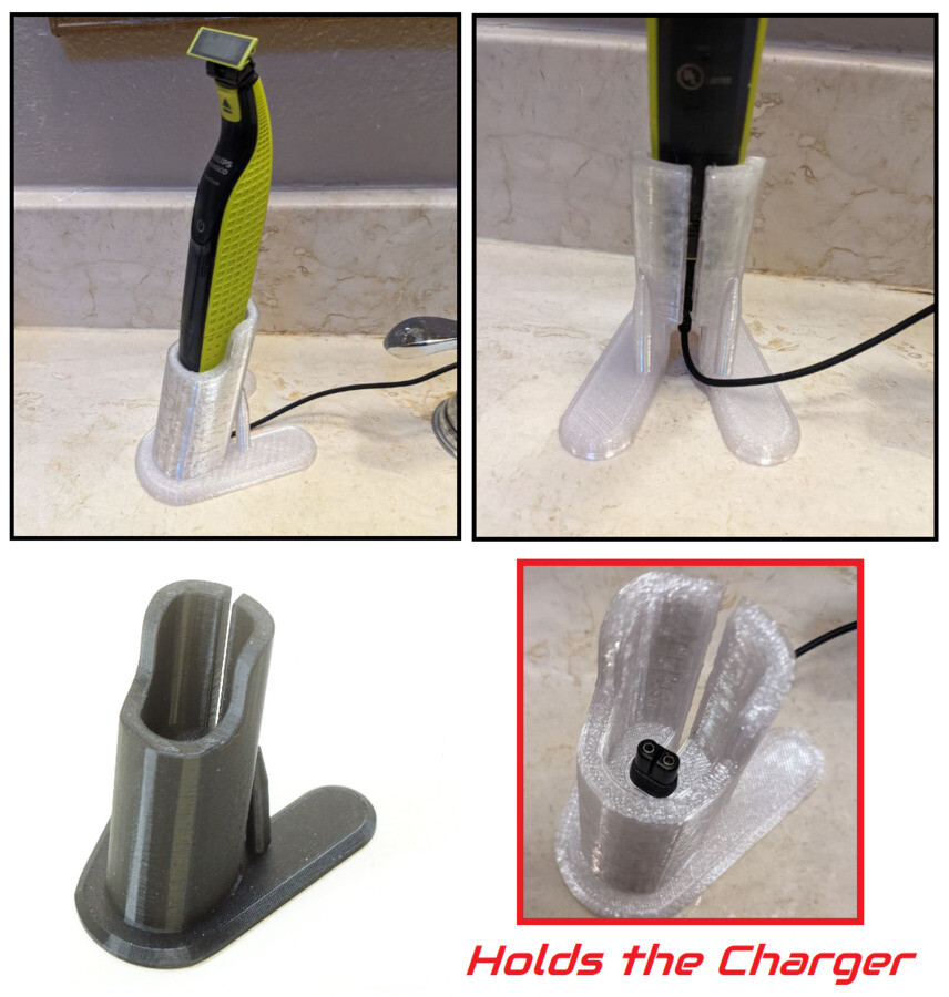Charging Stand for Phillips Norelco Oneblade Shaver Holder Countertop Mount