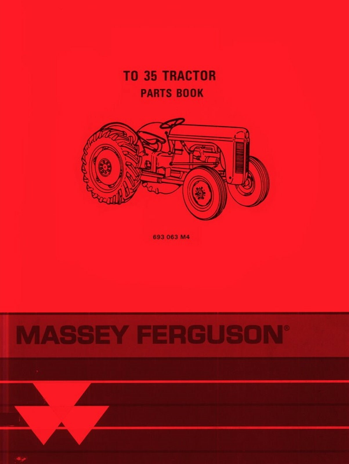Ferguson TO-35 TO35  Tractor Parts Book Manual  Massey
