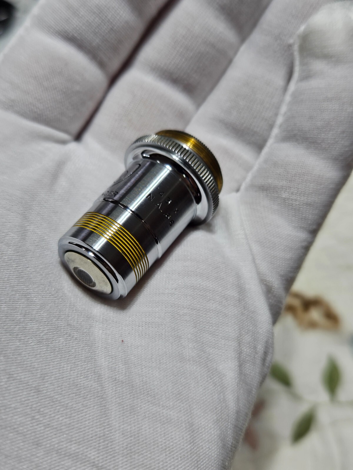 American AO/Spencer Cat. C115 43X 0.66 Microscope Objective Pristine Condition