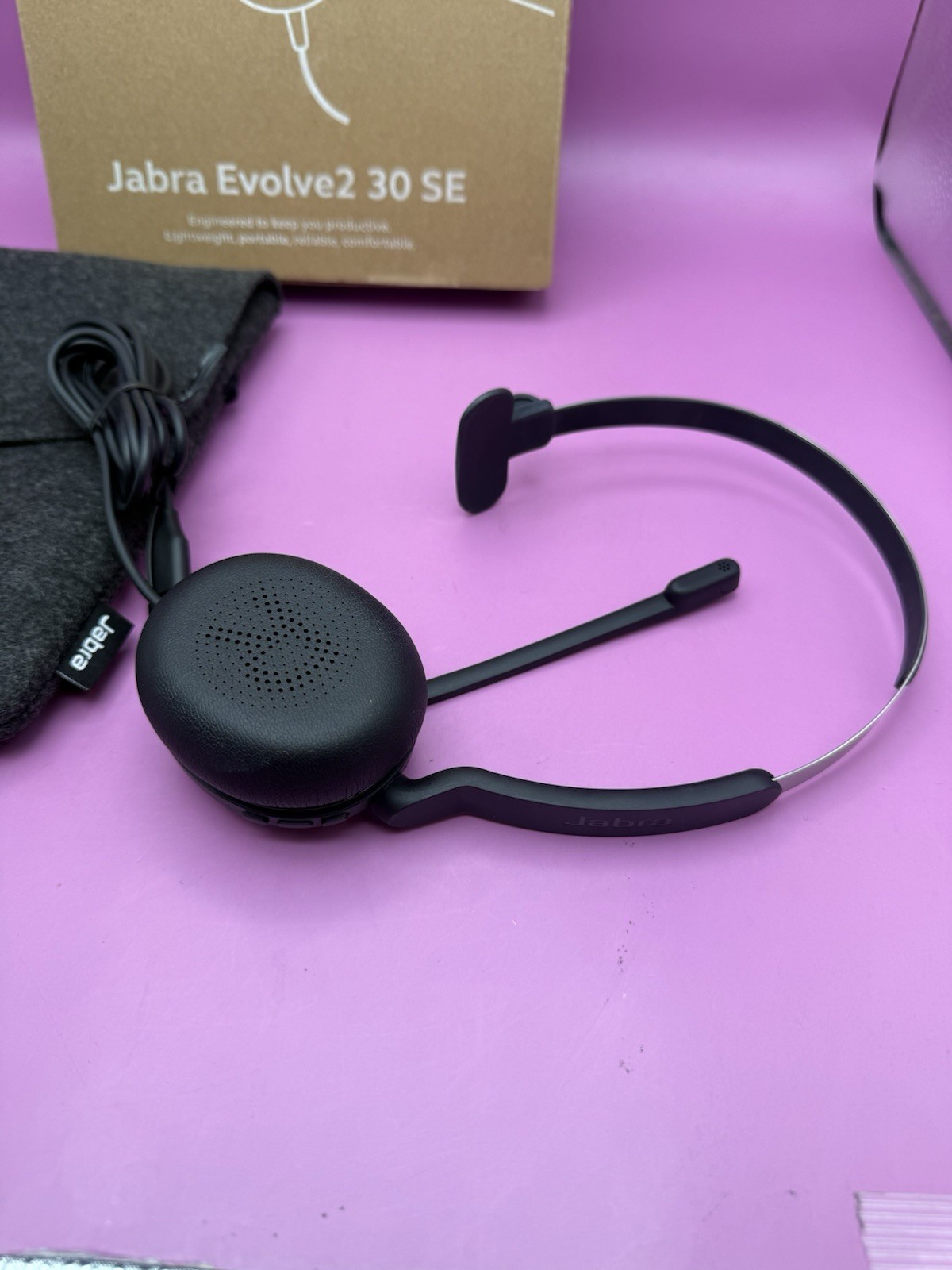 Jabra Evolve2 30 SE (2025 Version) Wired Single-Ear Headset with Microphone