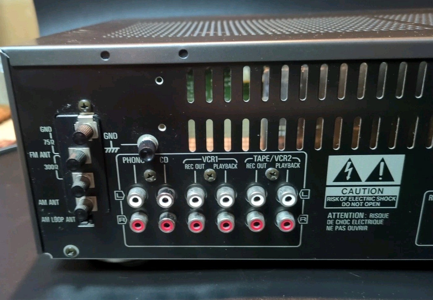 Technics Receiver Synthesizer SA-GX100 Working, Quartz, A/B Speaker