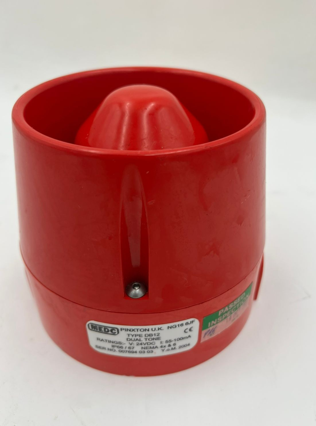 MEDC DB12 DUAL TONE 24VDC SOUNDER