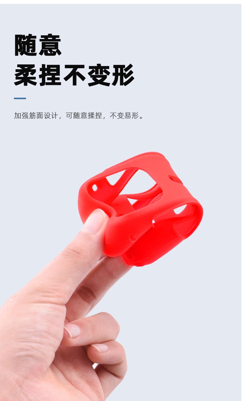 Silicone Protective Case Silicone Cover Body Strap For Insta360 X3 Camera ***