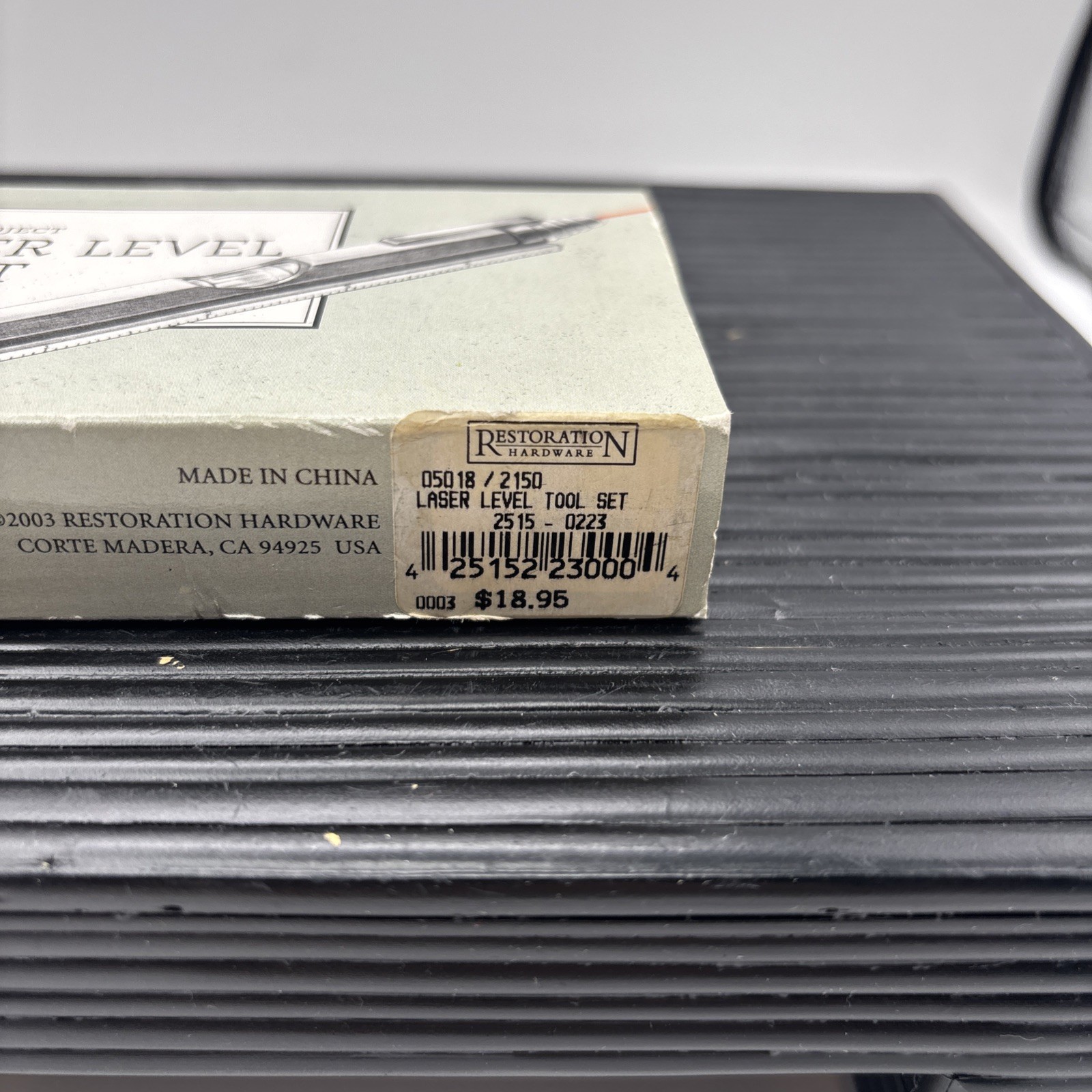 Restoration Hardware Laser Level Pocket Multi-Function Tool Kit Mint in Box
