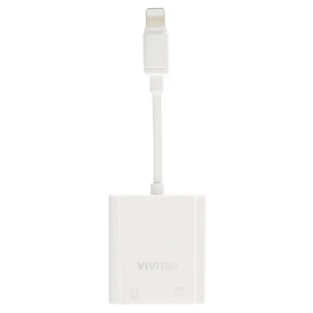 VIVITAR MOV4016-WHT Mobile SD, Micro SD and Compact Flash Card Reader (OB)