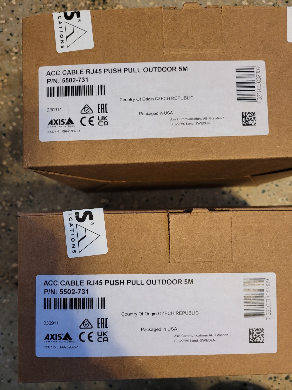 AXIS Outdoor 5m RJ45 Network ACC Cable Push Pull OUTD - 5502-731