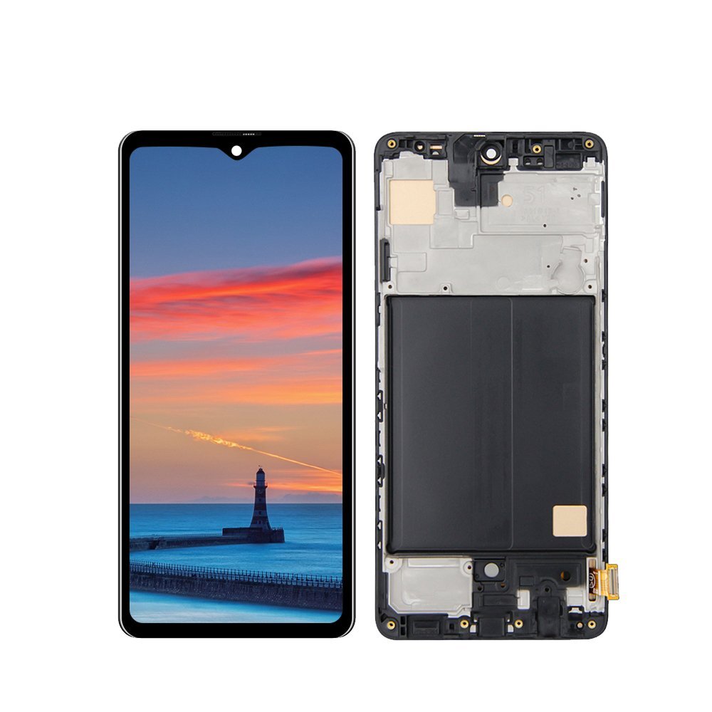 For Samsung Galaxy A51 2019 SM-A515F Frame Display Touch Screen LCD Digitizer