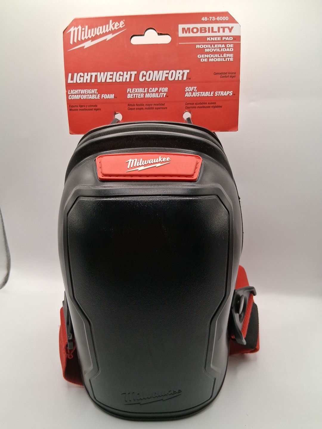 Milwaukee Tool Knee Pads Free-Flex Flexible Plastic Pad Foam Cap 48-73-6000 NEW