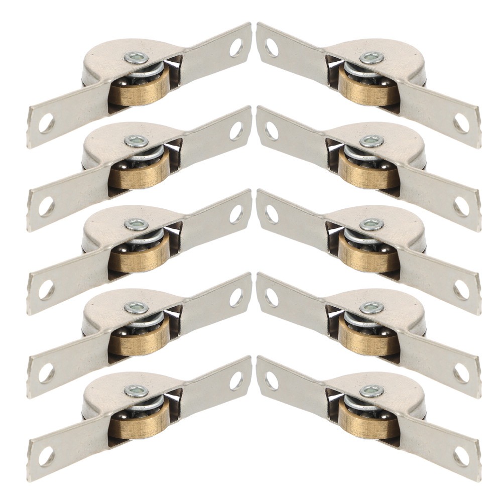 10 Pcs Sliding Door Replacement Rollers Cabinet Pulley Cabinets Doors Pulleys