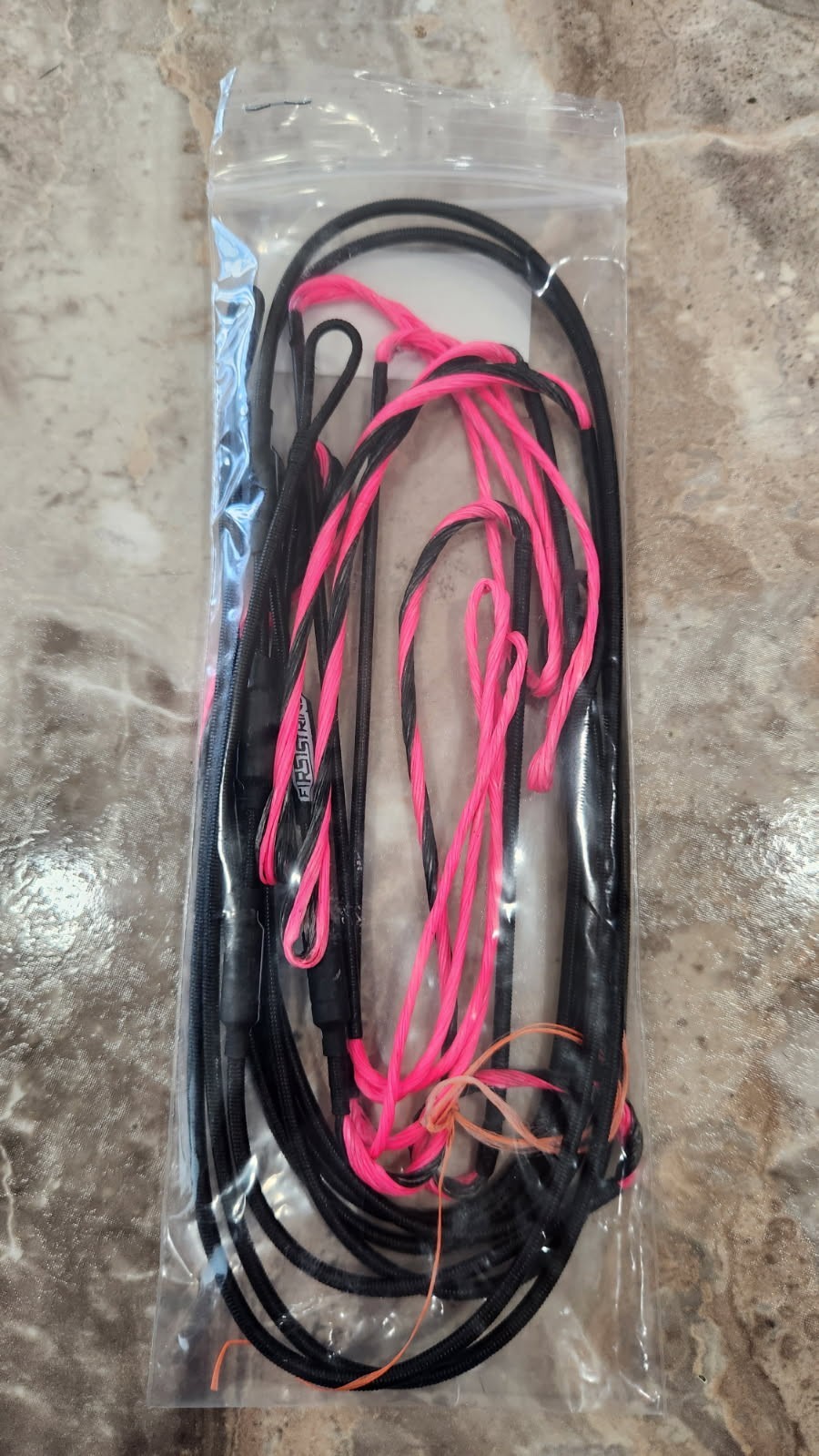 New Mathews Halon 30 5/6/7 FirstString String and Cable Set - Black and Pink