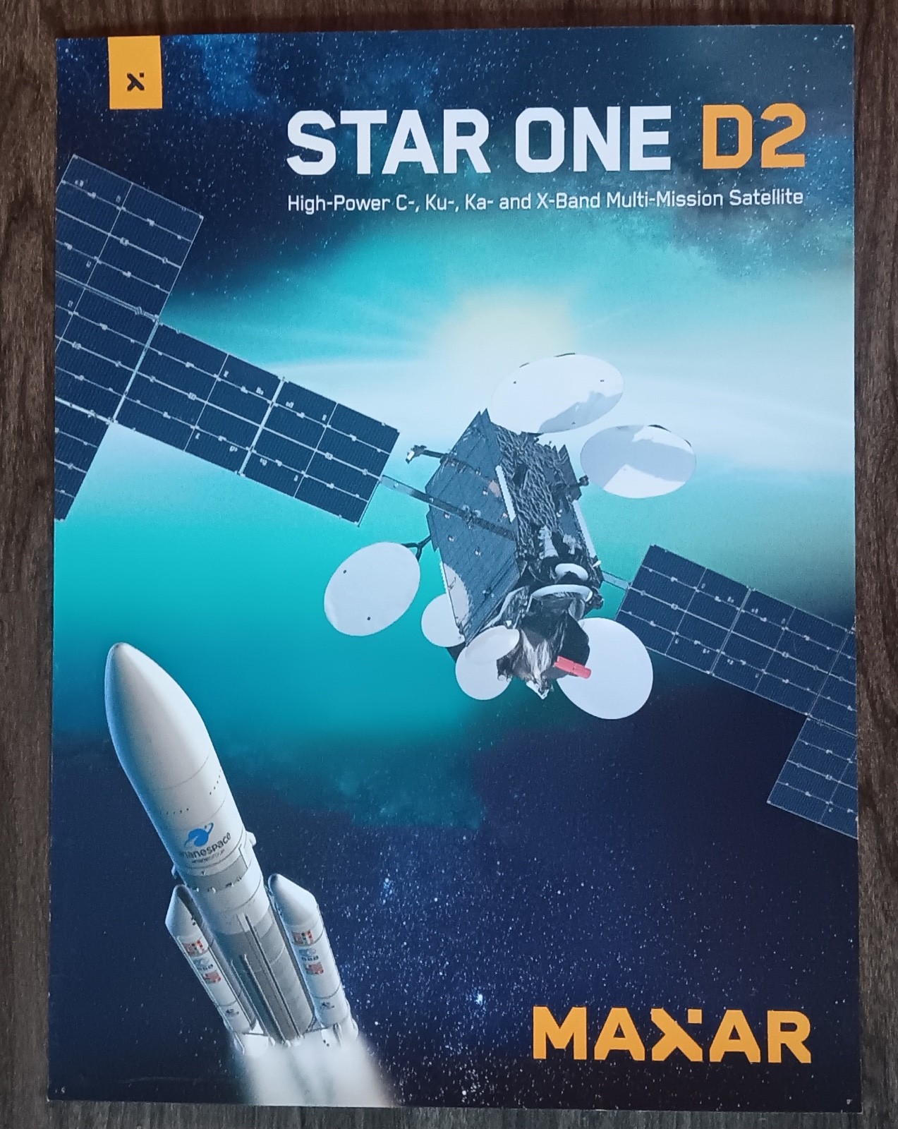 Star One D2 High-Power Multi-Mission Satellite. Maxar poster