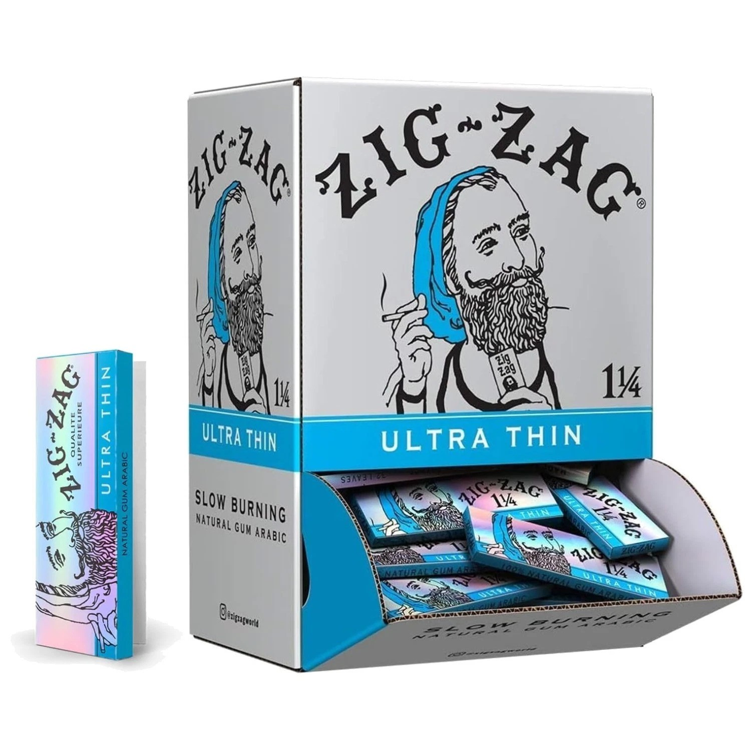 Ultra Thin Slow Burning Rolling Papers - 48 Pack