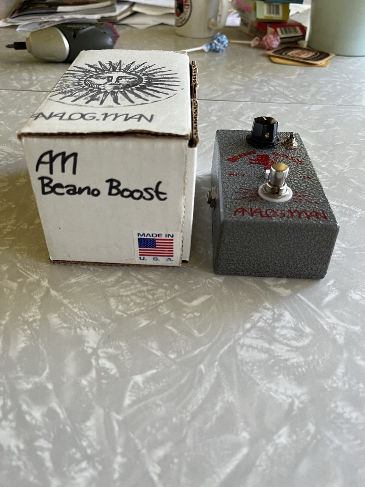 Analogman Beano boost RCA germanium transistor 2019 with box