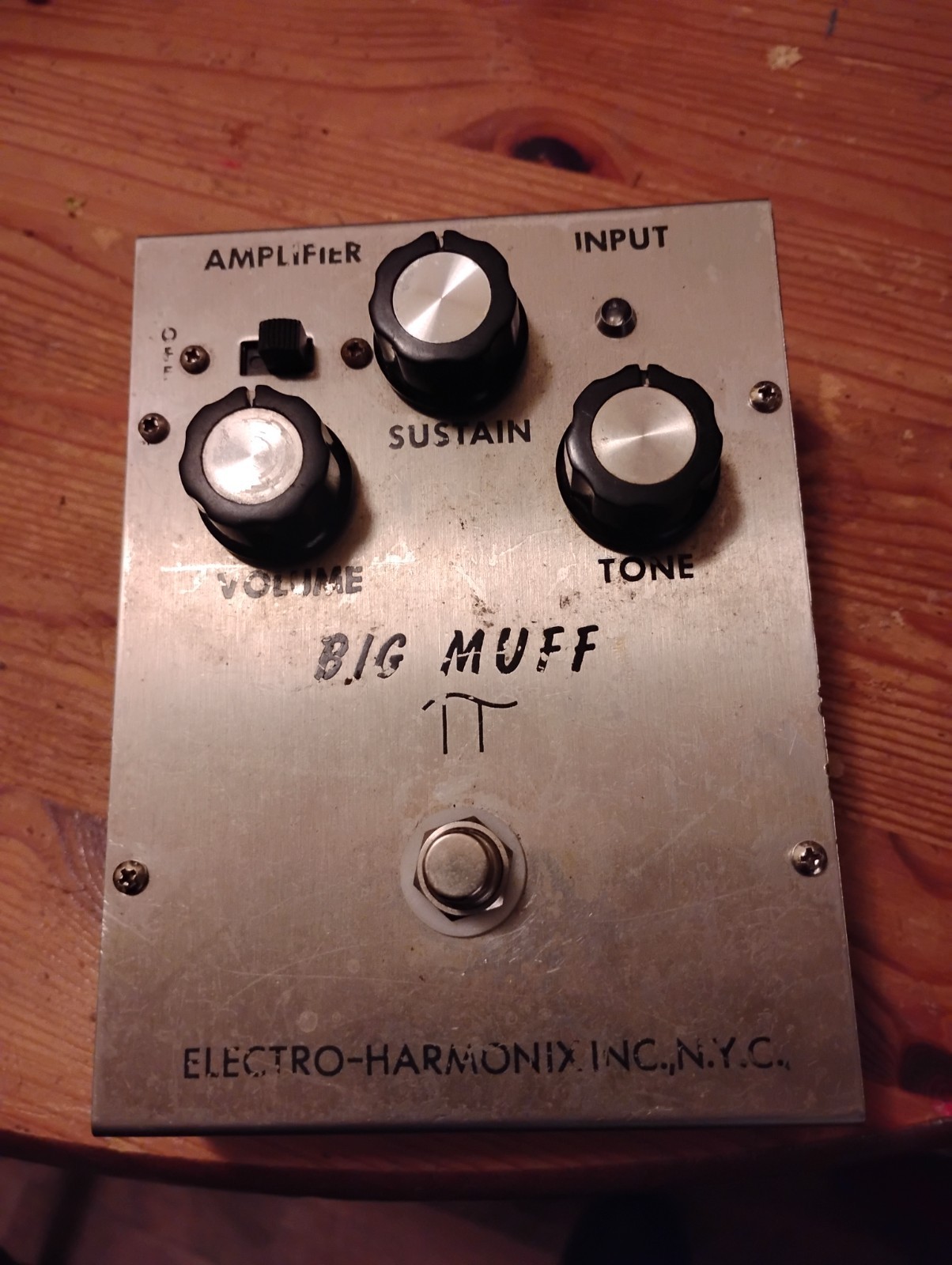 1972 Electro-Harmonix NYC Triangle Big Muff Pi - One Owner - Pedal Board Ready.