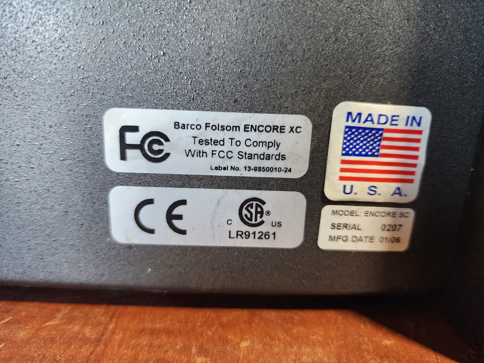 Barco Folsom Encore SC Video Switch Controller