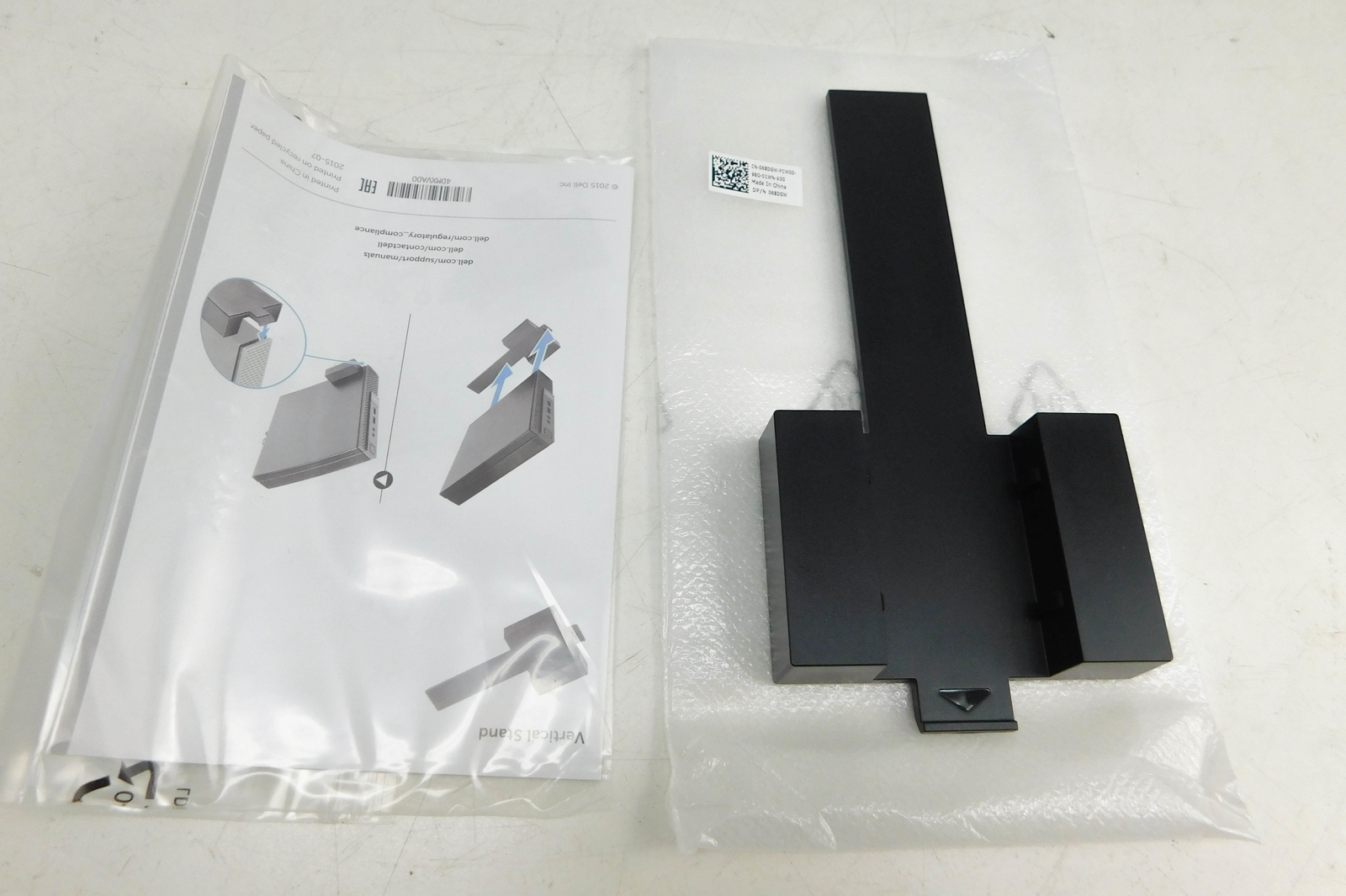 DELL 492 BBML OPTIPLEX 3020 9020 BLACK MICRO VERTICAL SYSTEM DESK STAND 6XDGW