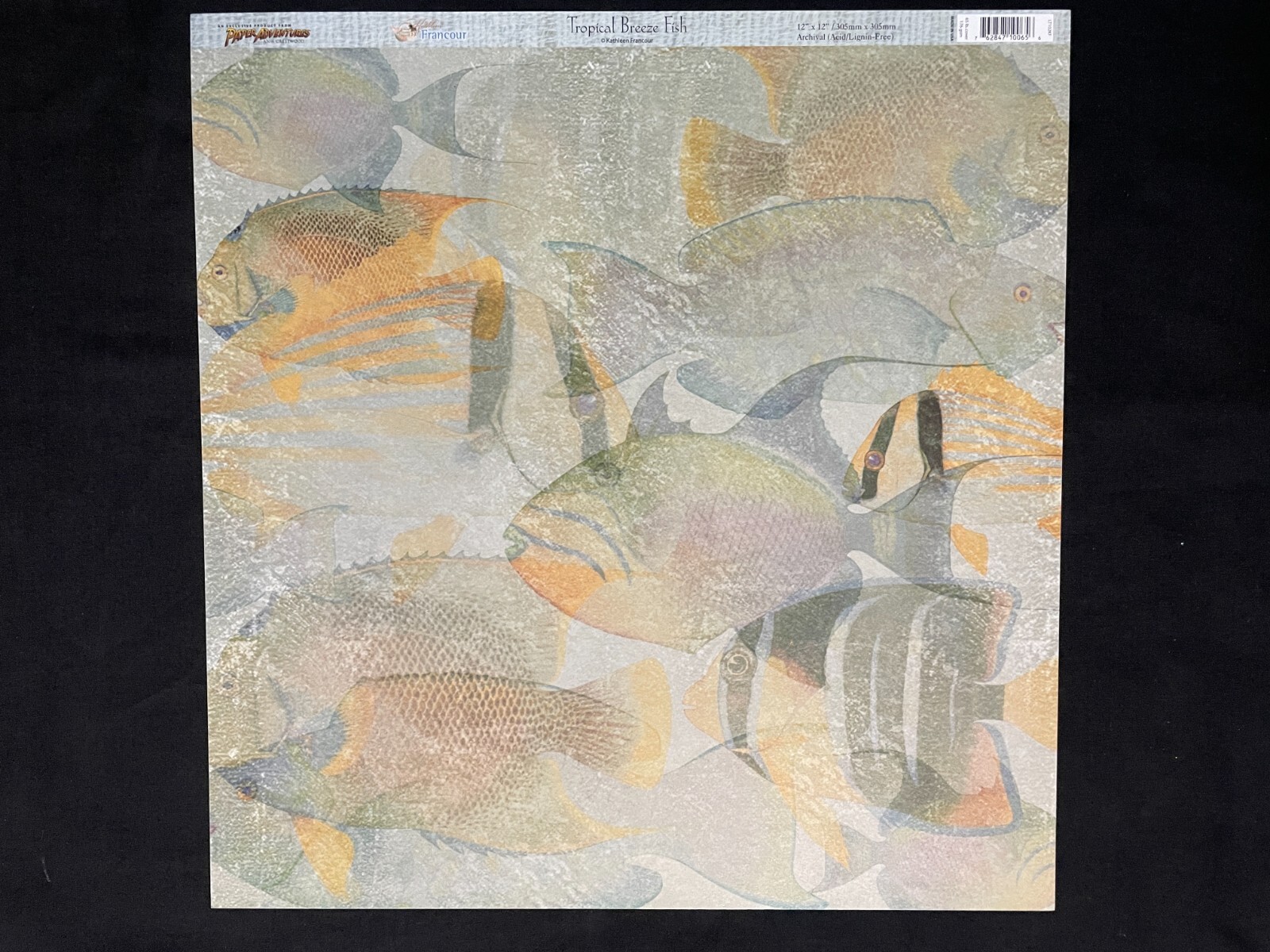 PAPER ADVENTURES "TROPICAL BREEZE" 12X12 SS HEAVY PAPERS