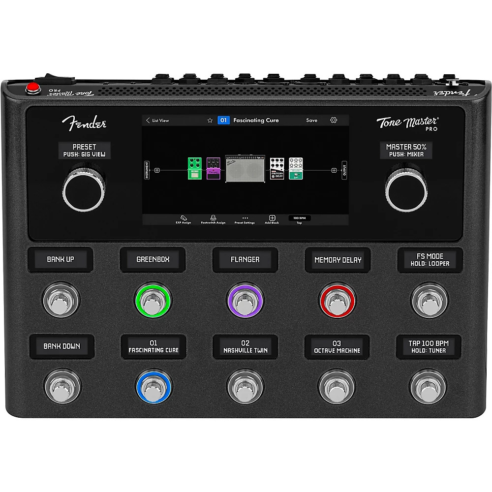 Fender Tone Master Pro Multi-Effects Guitar Pedal Black