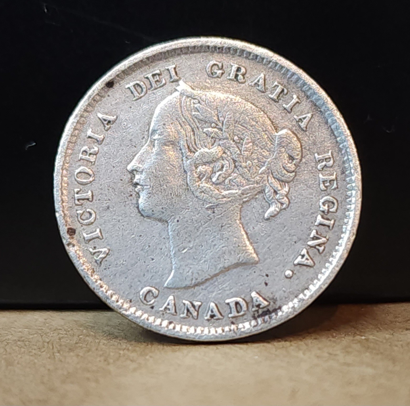 1896 Canada Silver 5 Cents