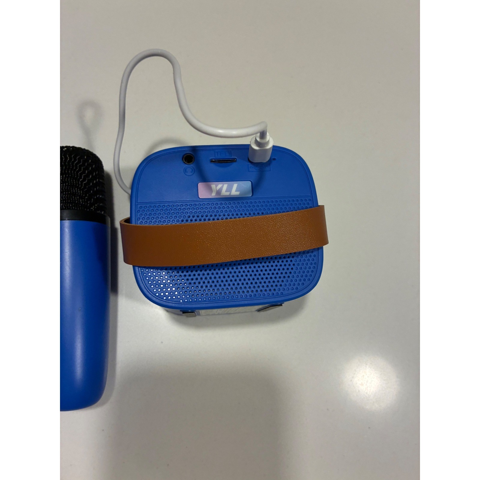 YLL Portable Karaoke Machine Speaker with 2 Wireless Microphones Rechargeable