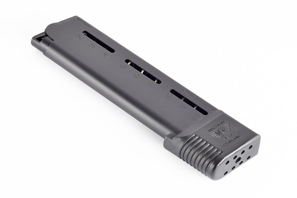 Wilson Combat 1911 Elite Tactical Magazine 45 ACP 10rd, Full Size - Black