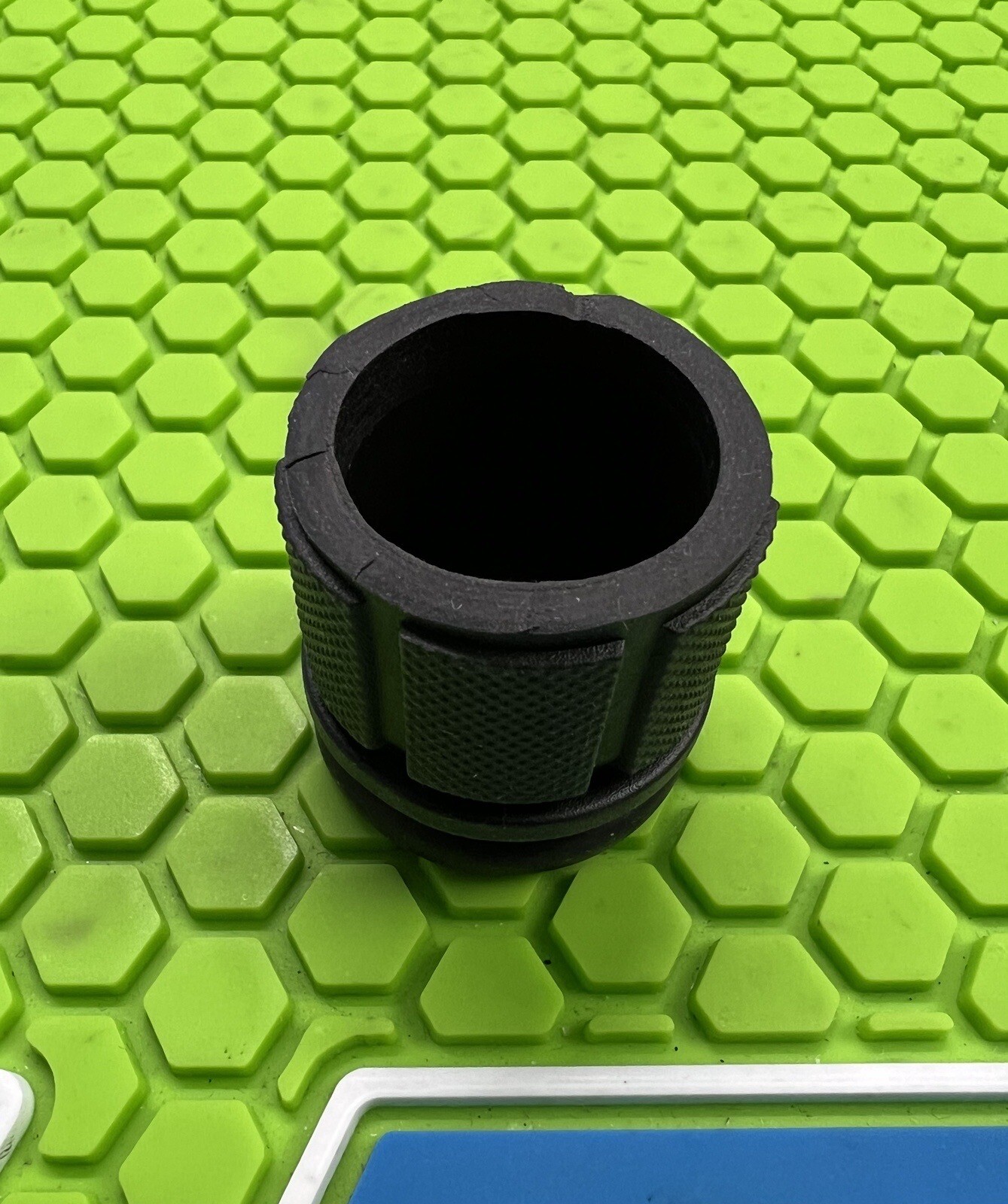 UNIVERSAL PAINTBALL MARKER BARREL RUBBER BACK / TIP PROTECTOR - BLACK