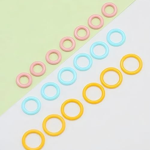 240 Pcs Knitting Markers Rings,Knitting Stitch Marker, O-Rings 4 Colors/240Pcs