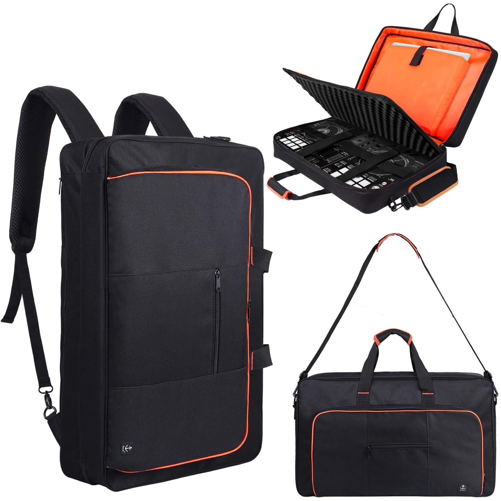 DJ Controller Case for DDJ-FLX4, SR2, Numark Mixtrack - EVA Padding, Fits 15.6"