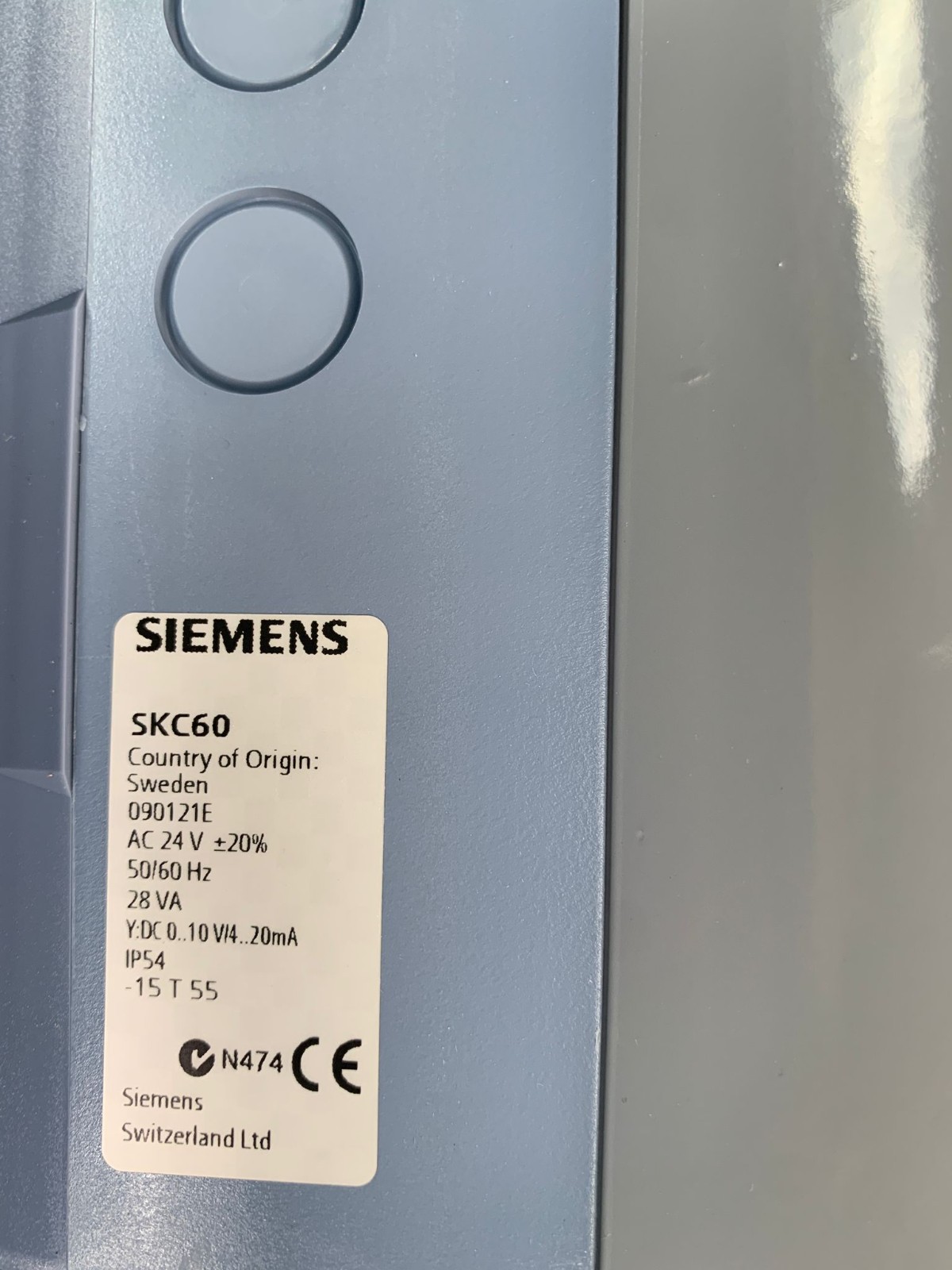 Siemens SKC60 electrohydraulic actuator