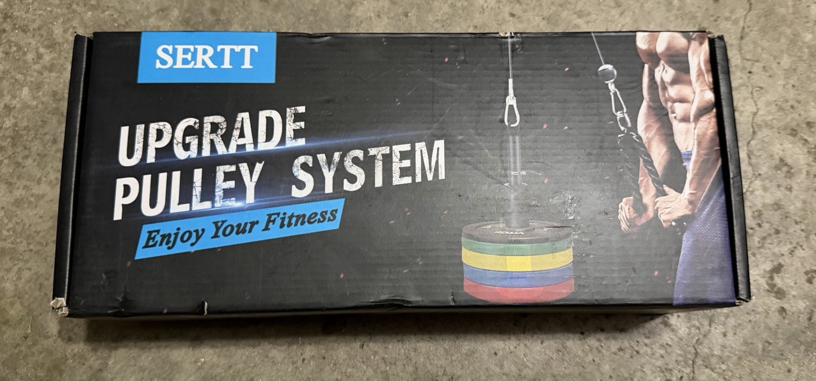 SERTT Weight Cable Pulley System Gym, Upgraded Cable Pulley Attachments for LAT