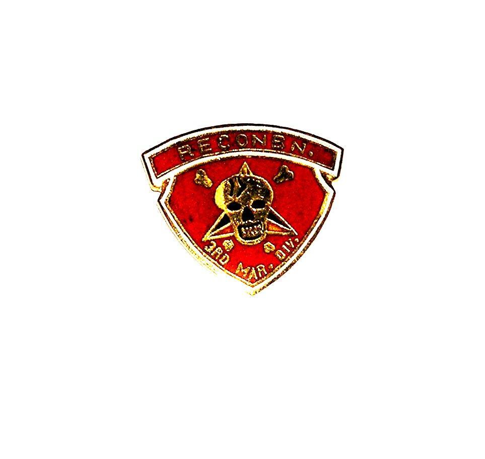 HAT/CAP PIN Military Insignia 3RD MARINES DIVISION RECONNAISSANCE BATTALION