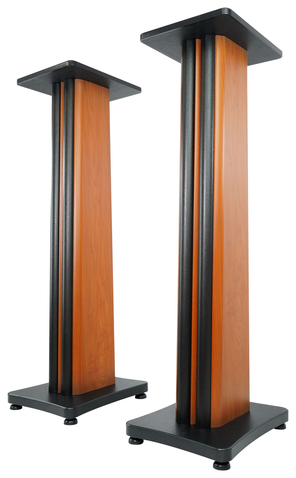 2) Rockville SS36C 36" Speaker Stands Fits Wharfedale Diamond 12.0 Classic Oak