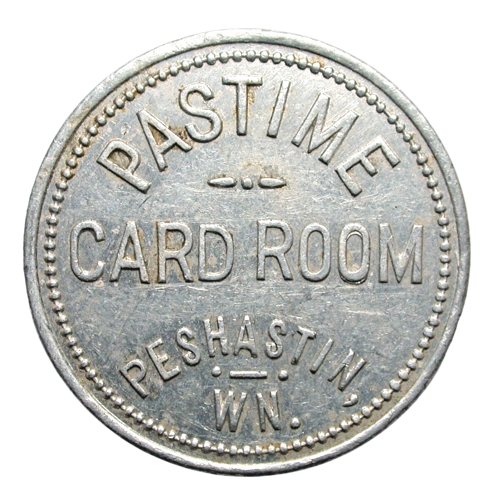 Peshastin, WA Pastime Card Room G/F 25¢ In Trade A R 27 TC-27964