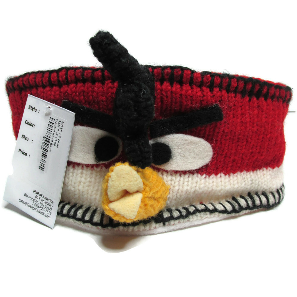 Wool Knit Winter Hat Headwear Headband Adult Handmade Nepal Shangri La Nook