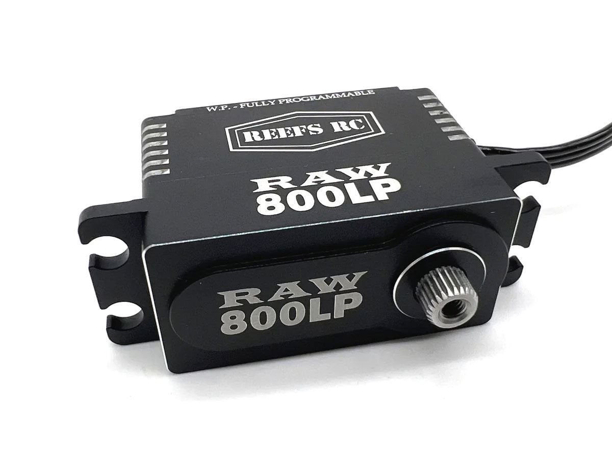 Reef's RC - RAW 800 LP Black Servo, Programmable