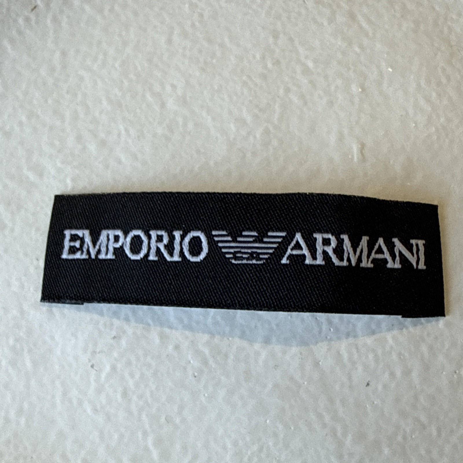 Emporio Armani 1  Designer Tag LABEL Replacement Sewing Accessories 6 X 1 cm