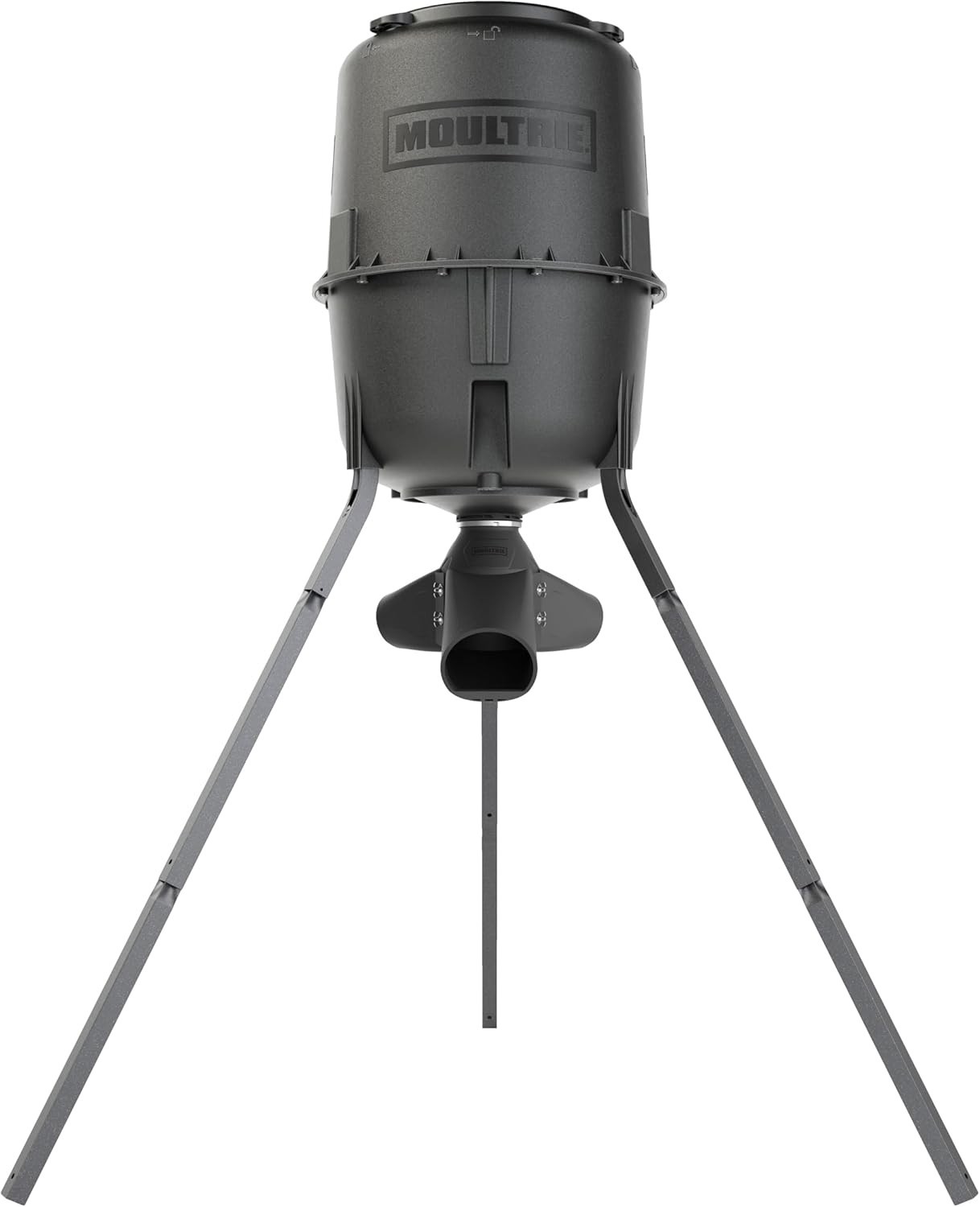 Moultrie 250 lb. Gravity Deer Feeder - Tripod Game Feeder - Easy Conversion Adap