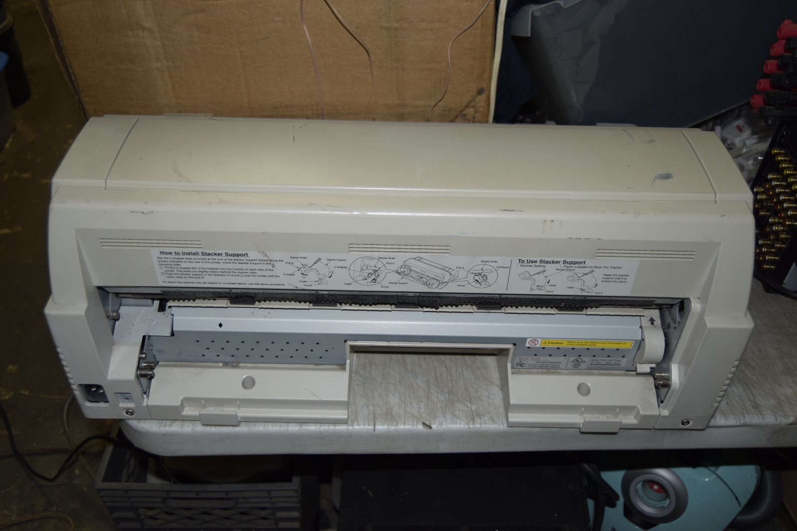 OKIDATA OKI MICROLINE 8480FB DOT MATRIX Tractor Feed PRINTER