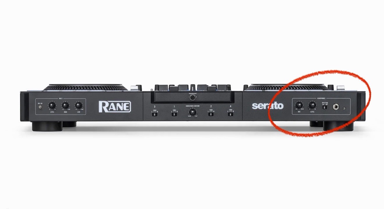 Rane PERFORMER & Four Controller Headphone Cue Right Front PCB PC23C004I Board