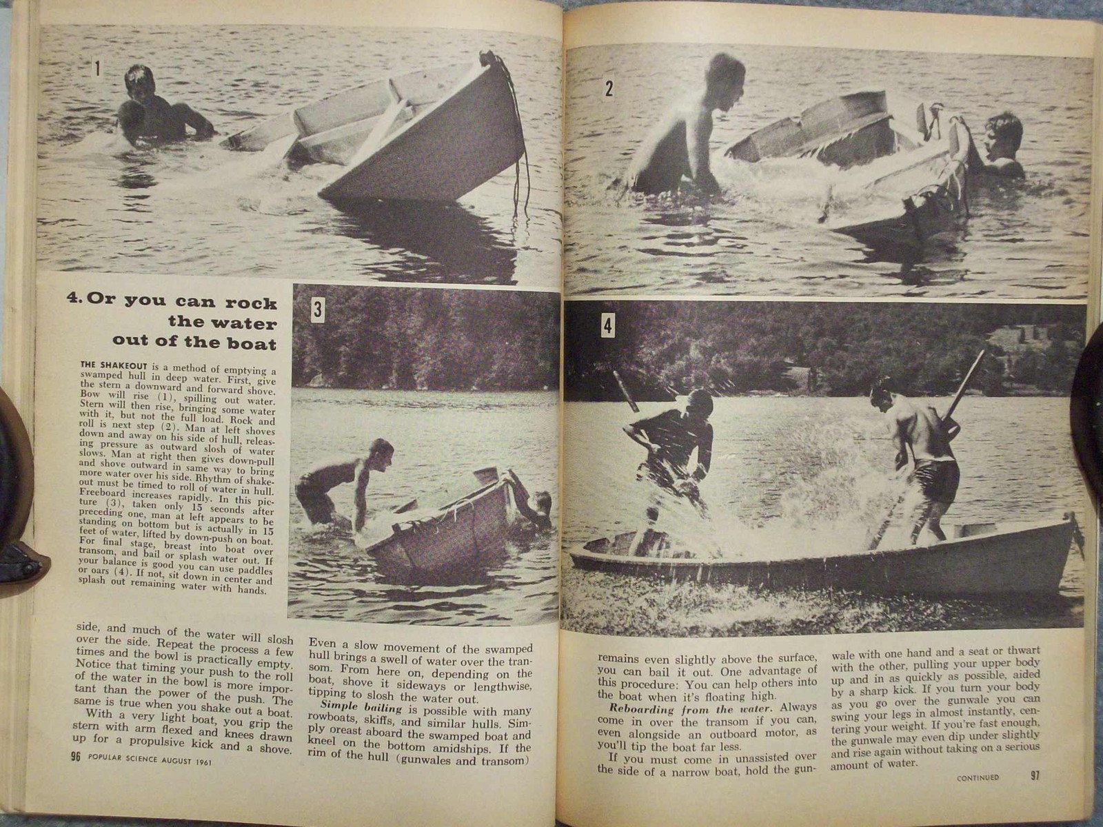 1961 POPULAR SCIENCE AUGUST VOL 179 NO 2 SECRET SERVICE GAS FLAME LIFTS HOT AIR
