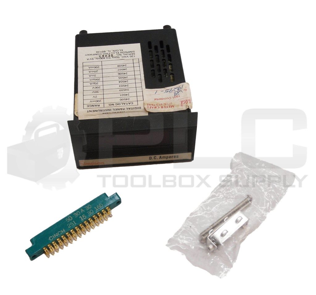 NEW SIMPSON 2865 METER PANEL MOUNT 120VAC 500-400HZ