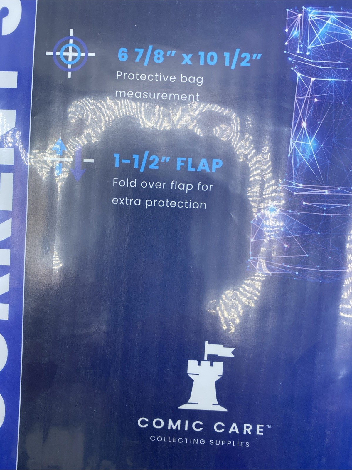 COMICARE Current PE (Polyethylene) Bags: 100 ct By Comic Care