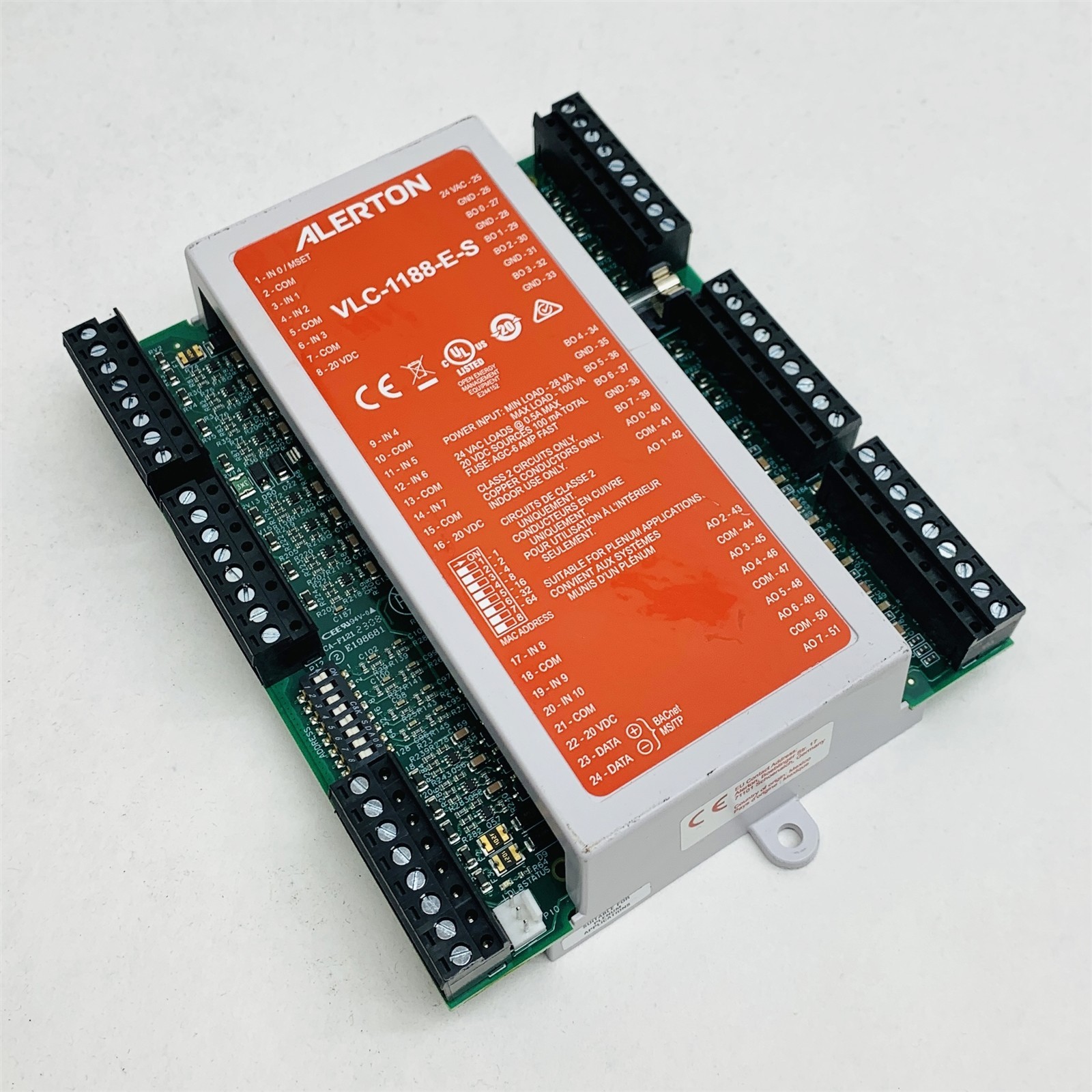 Alerton VLC-1188-E-S VisualLogic BACnet/MSTP UL 864/UUKL Controller Module